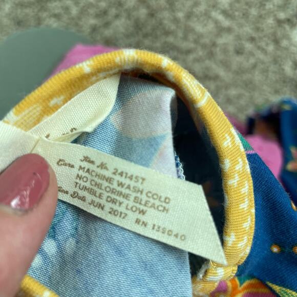 Matilda Jane Floral Long Sleeve Kids Top - Blue and Pink - Picture 8 of 9